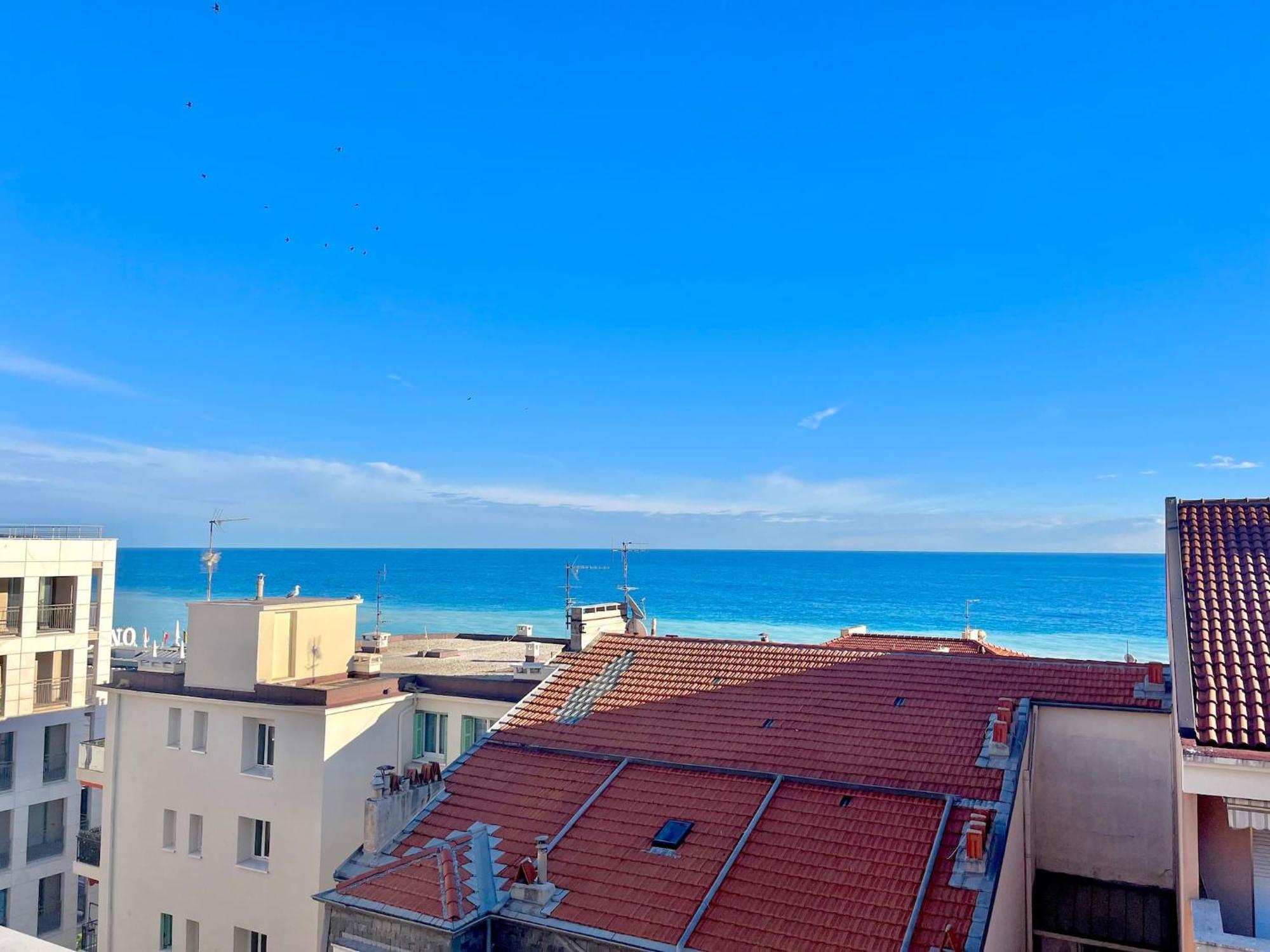 Appartamento "Le Rooftop Des Rivages" Immense Terrasse, Centre Mentone Esterno foto