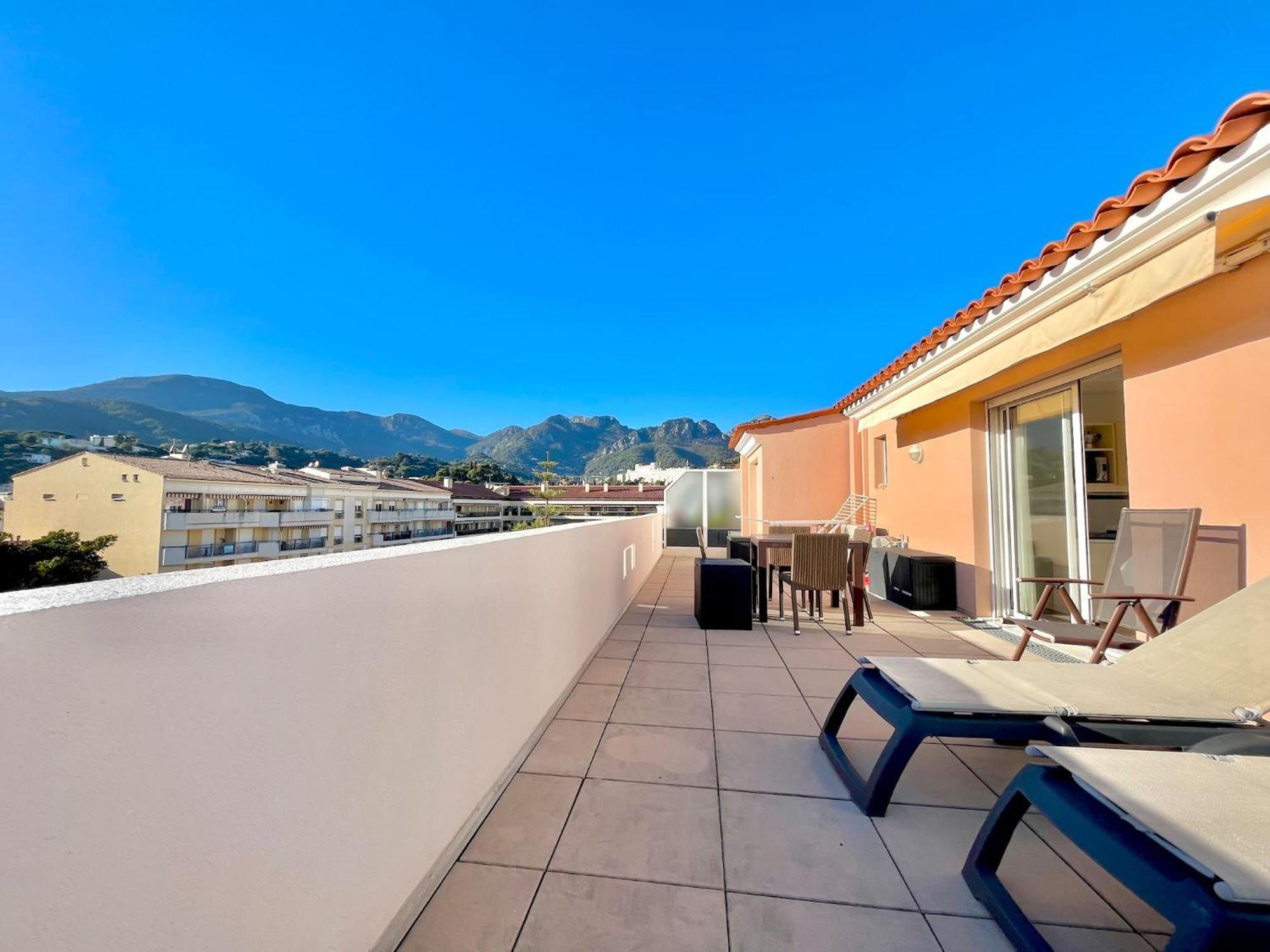 Appartamento "Le Rooftop Des Rivages" Immense Terrasse, Centre Mentone Esterno foto